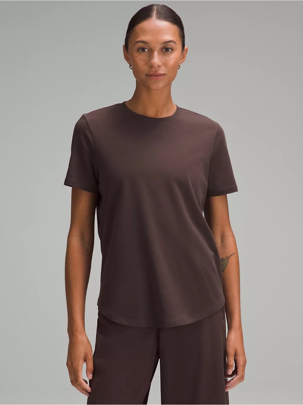 Lululemon Love Crewneck T-Shirt size 12 espresso